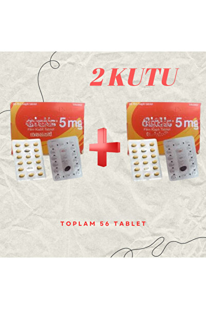 HİGUERA Cialis5 5 Mg. Orjinal 28'li X2 Kutu Fırsat Paketi Toplam:56 Adet Tabl...