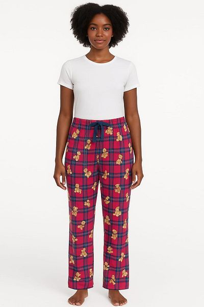 enmodaiçgiyim Patterned Women's Single Bottom – Comfortable and Stylish with 100% Cotton Viscose Stretch Fabric