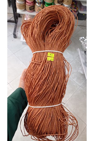 rüya hobi 695 γραμμάρια Premium Natural Twine Paper Twine, Ψάθινο νήμα, Ψάθινο νήμα τσάντας, Ψάθινο καπέλο νήμα (κανέλα)