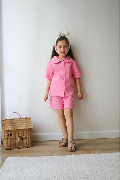 Özeniş Set with Denim Shorts