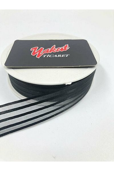 Fiyonks Atölye Bohça Ornament Dowry Bride 20 Meters Striped Organza Ribbon Design Ribbon