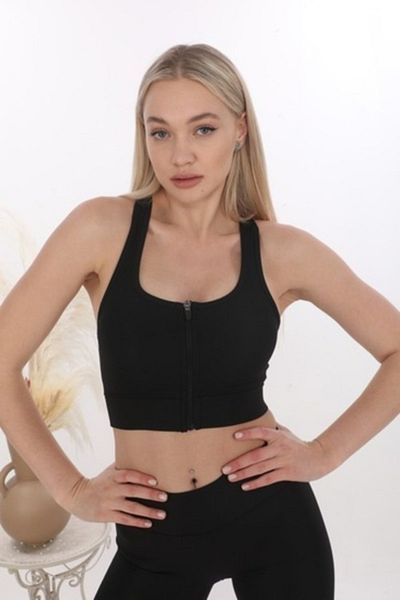 murays 3 Form Angel Women's Wide Minded Zipper Crop Bustier