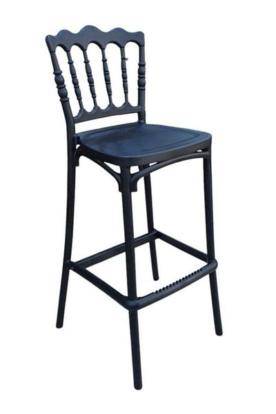 Generic Elegant High Plastic Bar Stool – Perfect for Kitchens, Cafés, and Bars