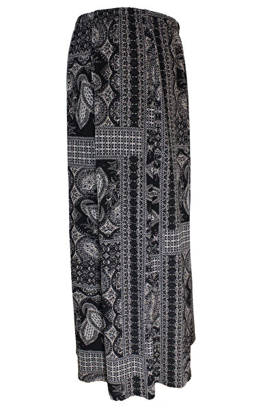 HESNA Γυναικείο μέγεθος Battal 8 τεμαχίων ποιοτική ελαστική μαύρη φούστα μοτίβο 03