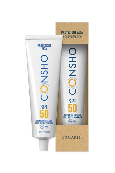 Bioearth Sunscreen SPF 50 with mineral filters, 100ml - Consho Bioearth