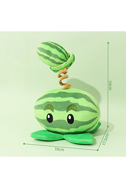 Choice دمية محشوة على شكل بطيخ من Plants vs Zombies 2، دوار الشمس، بازلاء، جو...