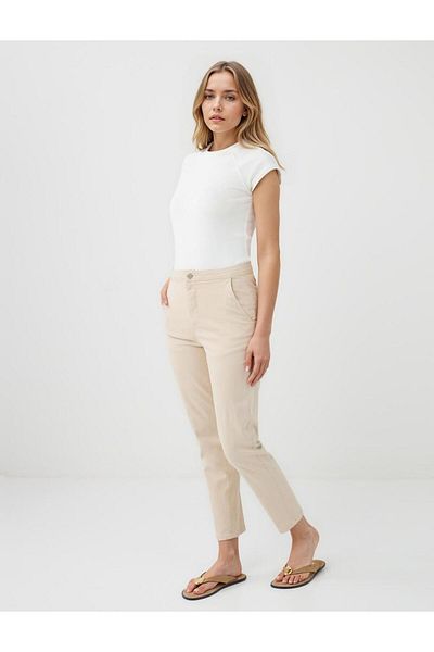 Jimmy Key Stone Regular Waist Regular Leg Gabardine Trousers
