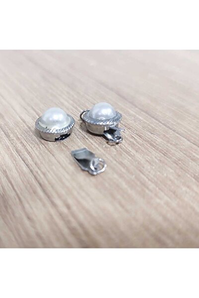 QELA COLLECTION İnci Klips 10 Adet İnci Bileklik Kolye Tesbih Yapım Malzemesi