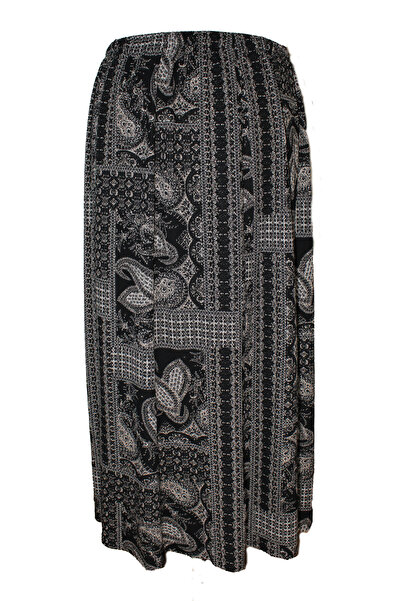 HESNA Γυναικείο μέγεθος Battal 8 τεμαχίων ποιοτική ελαστική μαύρη φούστα μοτίβο 03