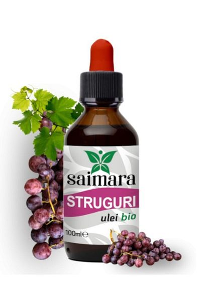 Saimara Ulei din Samburi de Struguri Bio, 100ml - Saimara