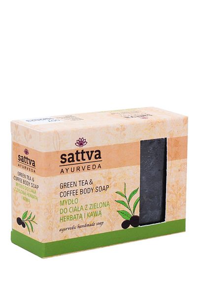 Sattva Ayurveda Glycerin soap, coffee and green tea, 125gr - Sattva Ayurveda