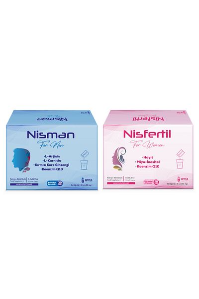 Arnis Pharma Nisfertil & Nisman – Fertility Support Package (Women + Men)