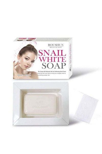 snail White Spiral Soap 120gm