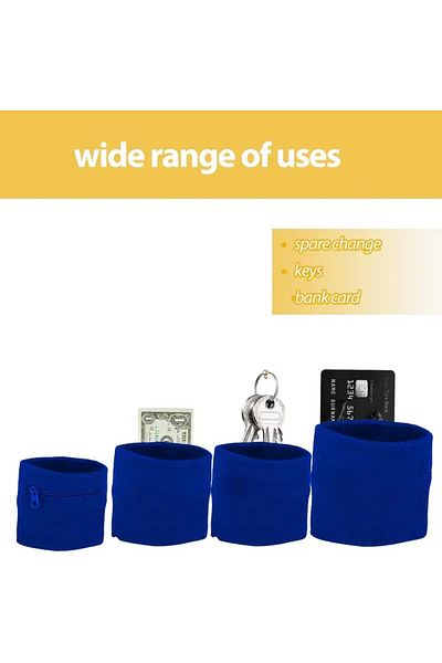 North Mini Wallet Bracelet with Zipper