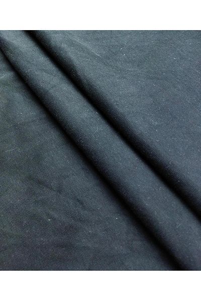 Kumaş Parça Black Interlock Steel Knitted (Width 170 cm X Length 290 cm)