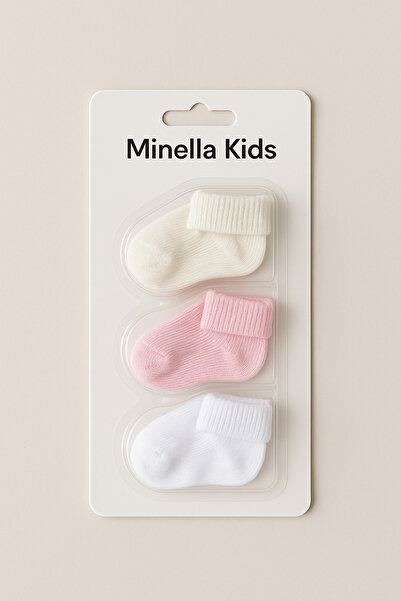 minella kids Newborn Baby Girl/Boy Socks 3-Pack