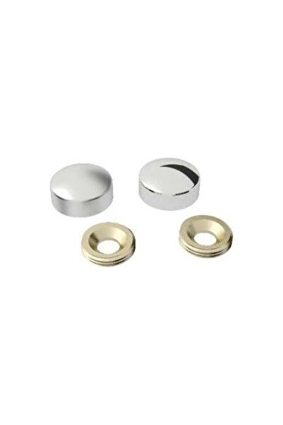 Skygo Chrome Screw Covering Cap - 20 Mm, 10 Pieces