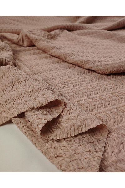 Kumaş Parça Jersey in Ashy Pink Color (Width 140 cm X Length 200 cm)
