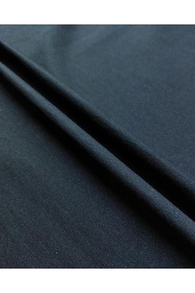 Kumaş Parça Longitudinal Stretchy Gabardine in Black Color (Width 140 cm X Length 160 cm)