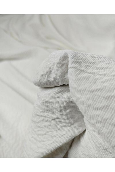 Kumaş Parça Jersey in White Color (Width 135 cm X Length 185 cm)