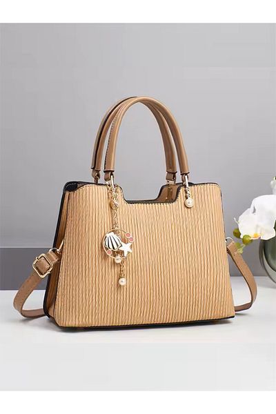 GENERAL New Stylish and Versatile Korean Style Ladies Handbag - Light Brown
