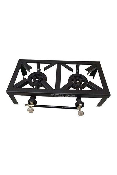 Generic 2 Burner Gas Stove with Table Top 535 Black