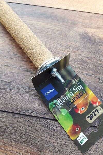 Vixpet Venty 22.5 cm - Diameter 25 mm Sandy Pedicure Parrot Perch - Jako, Amazon, Eblectus, Kayak, Alex, Konur