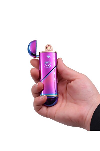 Feroniagold ışıklı hologram kalp çakmak