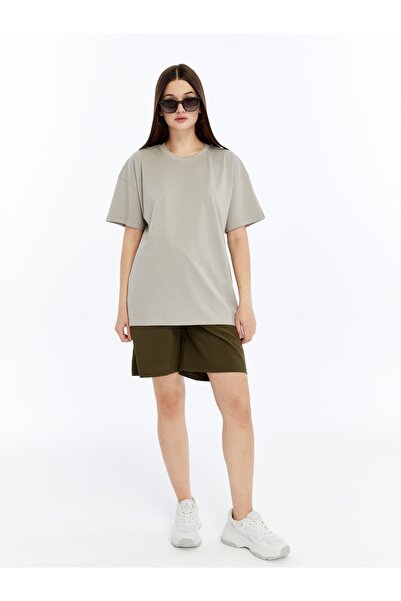 KRAVEN Women's Oversize Crew Neck Loose Fit T-Shirt Vibrant Non-Fading T-Shirt