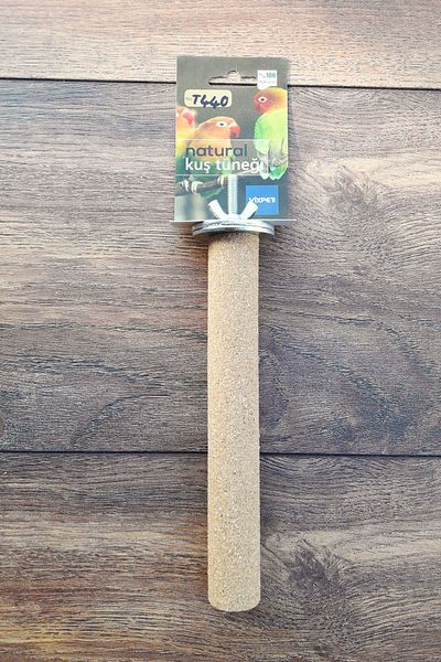 Vixpet Venty 17.5 cm - Diameter 25 mm Sandy Pedicure Parrot Pedestal - Jako, Amazon, Eblectus, Kayak, Alex, Konur