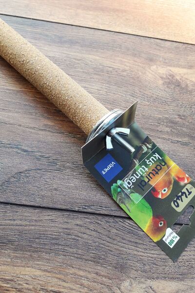 Vixpet Venty 17.5 cm - Diameter 25 mm Sandy Pedicure Parrot Pedestal - Jako, Amazon, Eblectus, Kayak, Alex, Konur