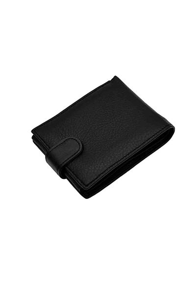 Micutz Men's Wallets Made of Genuine Leather: Elegance -010-1-YK, Black Color