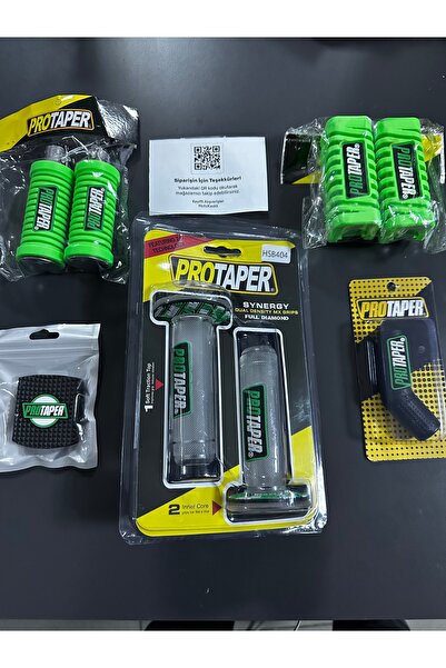 Palas Motor Protaper Yeşil ŞEFFAF Elcik Ayaklık Basamak Lastiği Seti / Cg Mod...