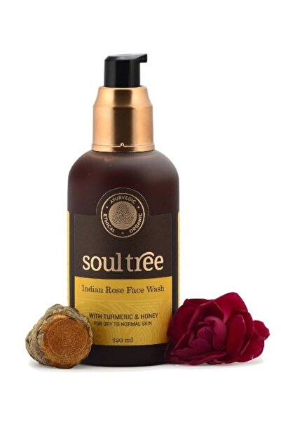 Soultree Gel curatare ten cu trandafir, turmeric, miere, 120ml - Soultree