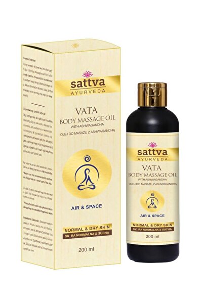 Sattva Ayurveda Ulei masaj Vata, 200ml - Sattva Ayurveda