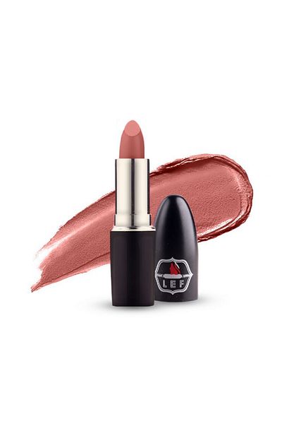 LEF COSMETICS ليف روج مخملي مطفي ثابت مدعم بشمع العسل للاستخدام اليومي E
