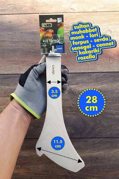 Vixpet Venty Parrot Perch Stand 28 cm Alexander Sultan Budgie Perches Monk Lori Forpus Senegal - V883