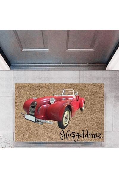 Mu Art Ahşap Bfs Door Mat Decorative Digital Printing Cars P-2667