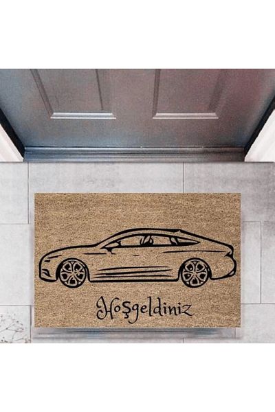 Mu Art Ahşap Bfs Door Mat Decorative Digital Printing Cars P-2711