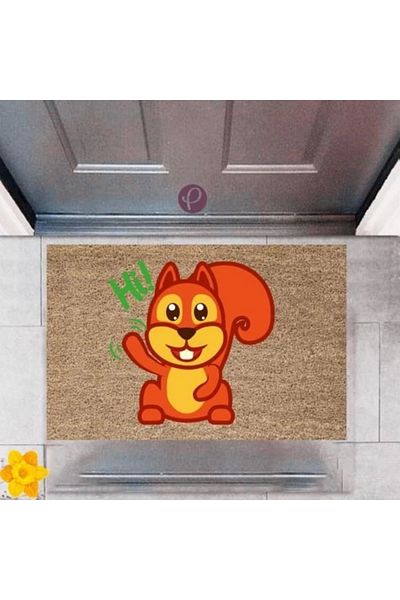 Mu Art Ahşap Bfs Door Mat Decorative Digital Printing Hi P-2504