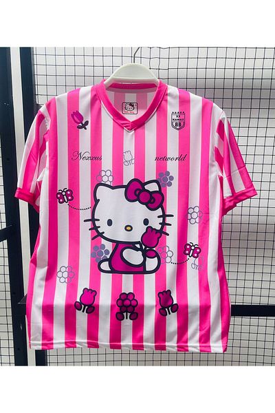 Lion Spor Hello Kitty Προσαρμοσμένο Concept T-Shirt Jersey