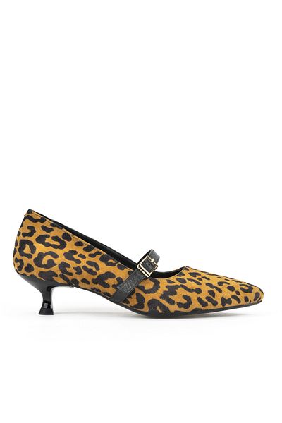 Ziya , Pantofi de damă din piele naturală 1531050Z26104804K2 Leopard
