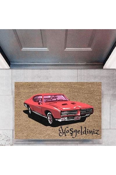 Mu Art Ahşap Bfs Door Mat Decorative Digital Printing Cars P-2676
