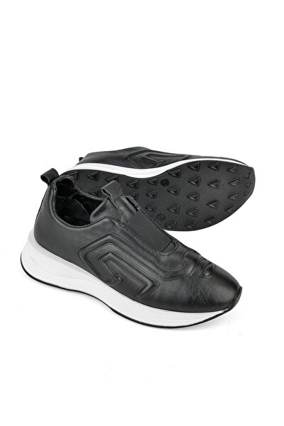 Ziya Women's Genuine Leather Sneaker 1531050Z26802480Pk Black