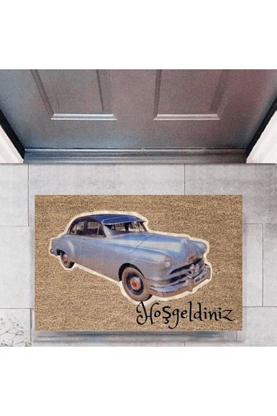 Mu Art Ahşap Bfs Door Mat Decorative Digital Printing Cars P-2677