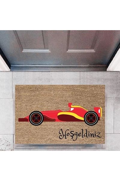 Mu Art Ahşap Bfs Door Mat Decorative Digital Printing Cars P-2692