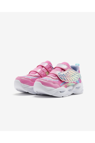 SKECHERS TWISTY GLOW Küçük Kız Çocuk Pembe Spor Ayakkabı 303718N PKMT