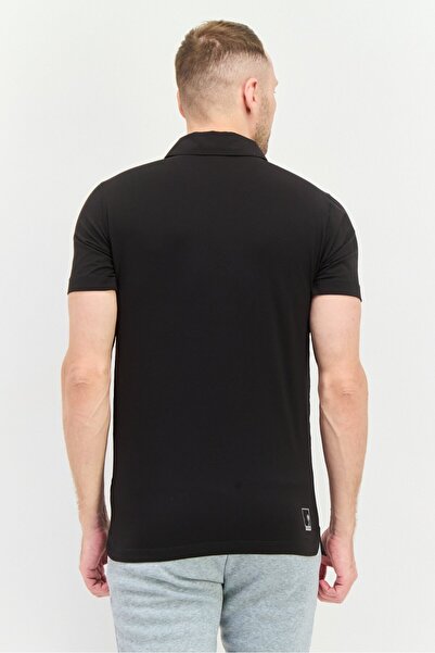 Puma x Palm Tree Crew Men Sportswear Fit Short Sleeves Golf Polo Shirt, Black