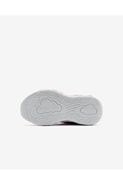 SKECHERS ETERNAL HEART LIGHTS Küçük Kız Çocuk Pembe Işıklı Spor Ayakkabı 302696N LPMT