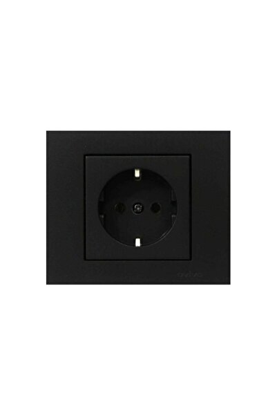 CONTİ Grano Black Grounded Socket